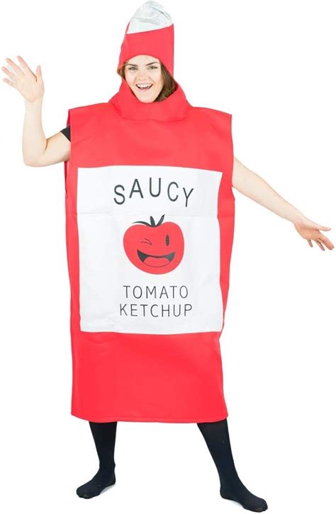 Bodysocks® Tomato Ketchup Costume Adult Toptoy