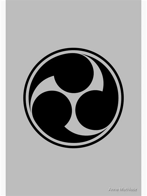 "Mitsu Tomoe, Japan, Shinto Trinity Symbol, Triskele" Canvas Print for ...