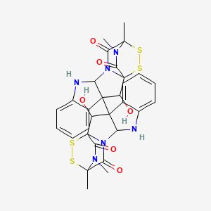 Verticillin A | C30H28N6O6S4 | CID 198120 - PubChem