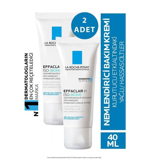 La Roche Posay Effaclar H Iso Biome Creme 40 ml 2 Adet