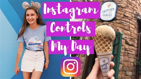 INSTAGRAM FOLLOWERS CONTROL MY DAY AT EPCOT Dcp 2018 YouTube