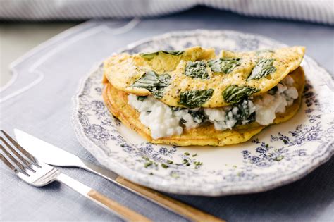 Omelete Espinafre Receita Chef Nath Lia Ara Jo T Na Mesa