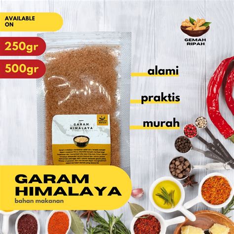 Jual Garam Himalaya 250gram 500gram 1kg Garam Himalaya Original