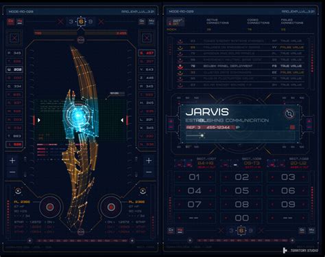 Avengers Age Of Ultron Ui Screen Graphics Behance