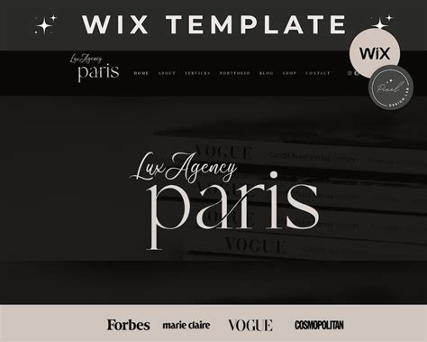 Luxury Wix Website Template For Agency Minimal Wix Coach Website