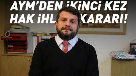 SON DAKİKA AYM den ikinci Can Atalay kararı Güncel Haberler Video