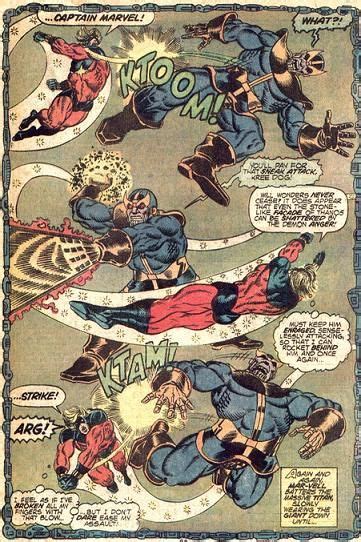 Classic captain Mar-vell vs thanos - Battles - Comic Vine