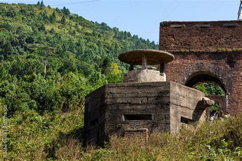 Bunker Of The Vietnam War At The Hai Van Pass Stock Photo Adobe Stock