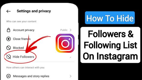 How To Hide Followers And Following List On Instagram Updated 2024