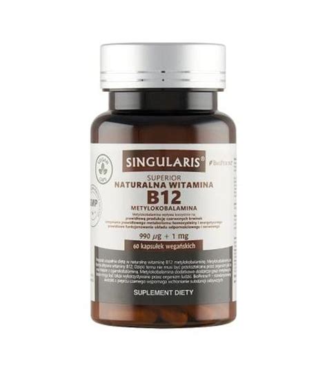 SINGULARIS SUPERIOR Naturalna witamina B12 Metylokobalamina 990 µg