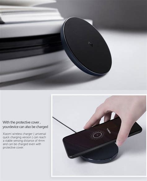 Xiaomi Wireless Charger 10W Smart Quick Charging With LED Light Black