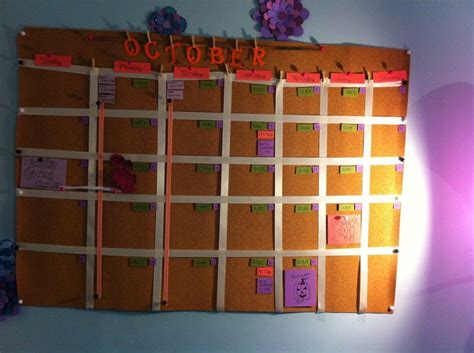 DIY cork board calendar | Diy cork board, Cork diy, Crafts