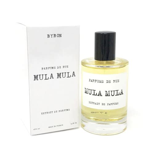 Byron Parfums De Rue Mula Mula Ext.DP – The Fragrance Decant Boutique®