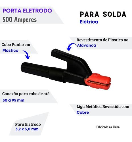 Porta Eletrodo Alicate Solda El Trica A Starfer Mercadolivre