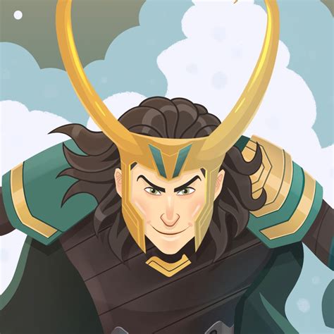 Loki (Six Fan Arts Challenge) | Domestika