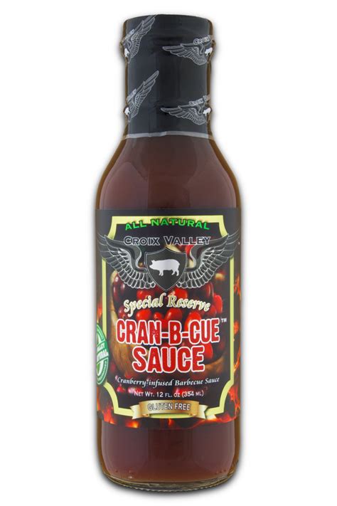 Croix Valley Cran B Cue Bbq Sauce Kamadobbq