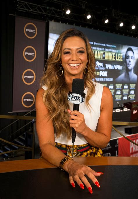 Kate Abdo At Pbc On Fox Fight Night Final Press Conference In Las Vegas