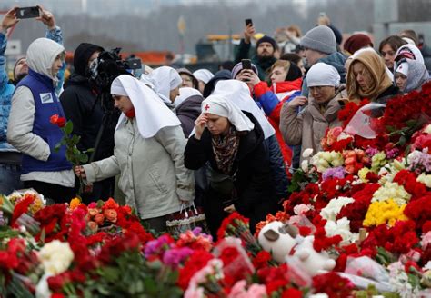 Russia Mourns Moscow Concert Hall Attack Victims As Death Toll Rises To