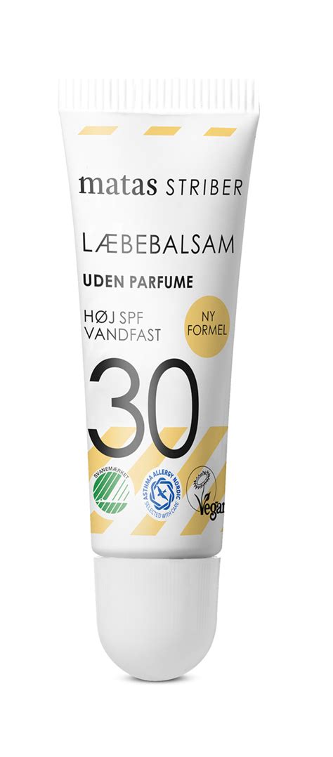 Køb Læbebalsam SPF 30 Uden Parfume 10 ml fra Matas Striber Matas