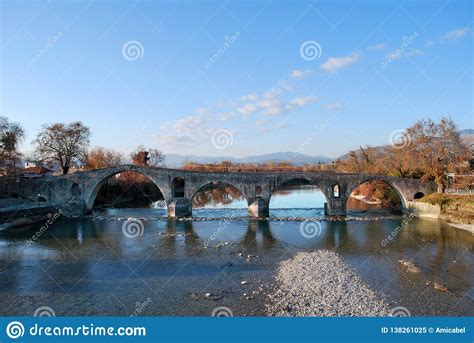 The ancient Bridge of Arta stock image. Image of ancient - 138261025