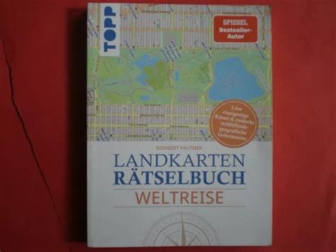 LANDKARTEN RÄTSELBUCH WELTREISE Norbert Pautner Rätsel Karten