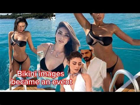 Bikini pose from Sıla Türkoğlu and Halil İbrahim became the agenda