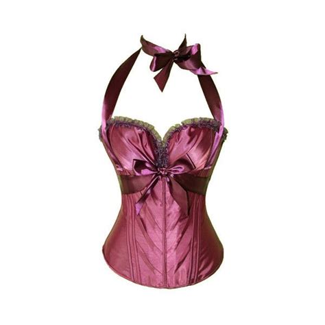 Atomic Mauve Satin Classic Sweetheart Overbust Corset 49 Liked On