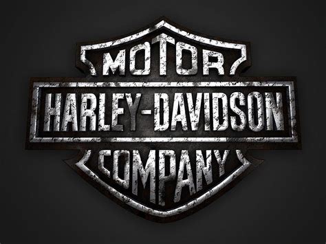 Harley Davidson 3d Logo Experiment Harley Davidson Logo Hd Wallpaper