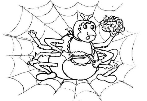 Раскраска Муха-Цокотуха 11 - Бесплатнo Pаспечатать или Cкачать Oнлайн