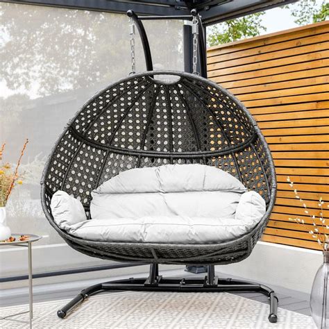 Harrier Double Hanging Egg Chair 2 Seater Net World Sports