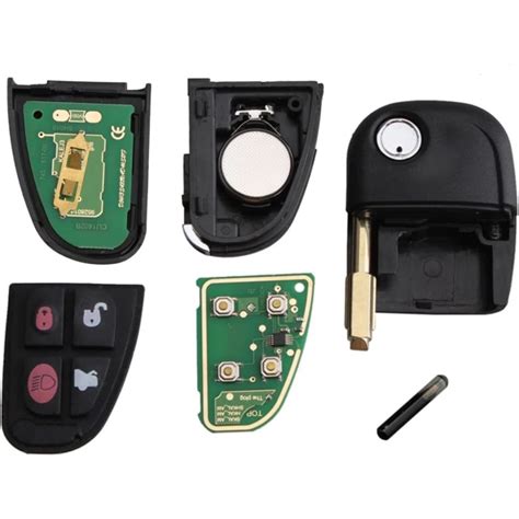5 knappar 434 MHz smart fjärrkontroll bilnyckel ska fodral bricka för ...