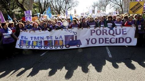 Miles De Personas Marchan En Madrid Contra La Nueva Ley Del Aborto