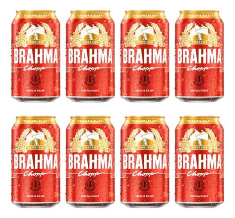 Cerveja Brahma Chopp Pilsner Lata 350ml Pack 8un MercadoLivre