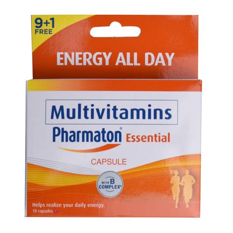 Pharmaton Essential Multivitamins 9 1 Capsules Watsons Philippines