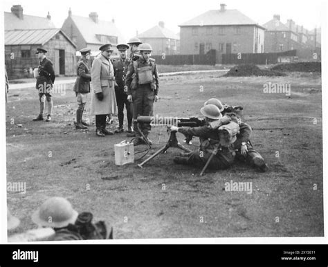 Sir Allan Brooke Visits Coast Defences Watching Men Of The 8th East