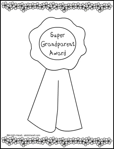 Grandparents Day Template - Printable Word Searches