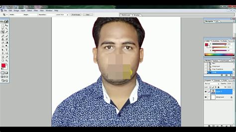 How To Make Passport Photo With Background Color Change Adobe Photoshop | Images and Photos finder