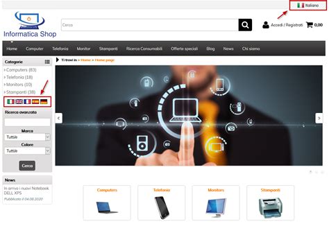 Attivare Il Sito Ecommerce In Piu Lingue Ready Pro Manuale Utente