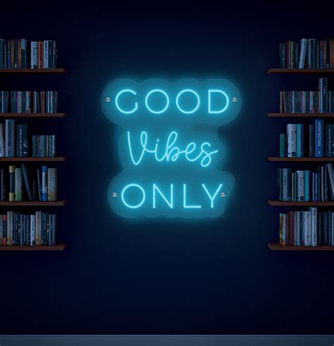 Buy Good Vibes Only Neon Sign NeonChamp