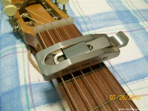 Sold Charlies Slide Pro Capo For Dobroresonator Guitar Reso Hangout