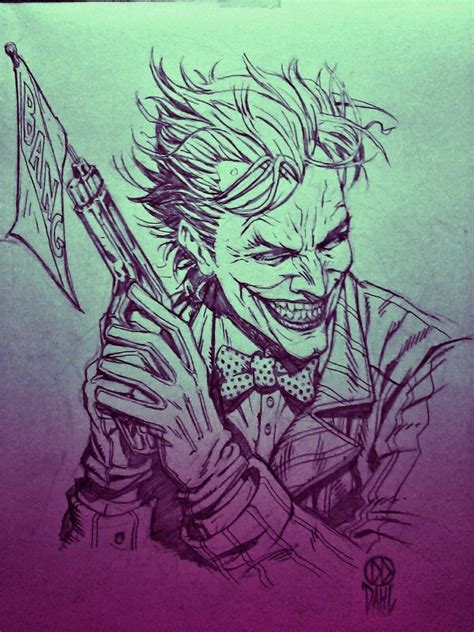 Classic Jokerby DanielDahl | Joker artwork, Joker art, Joker drawings