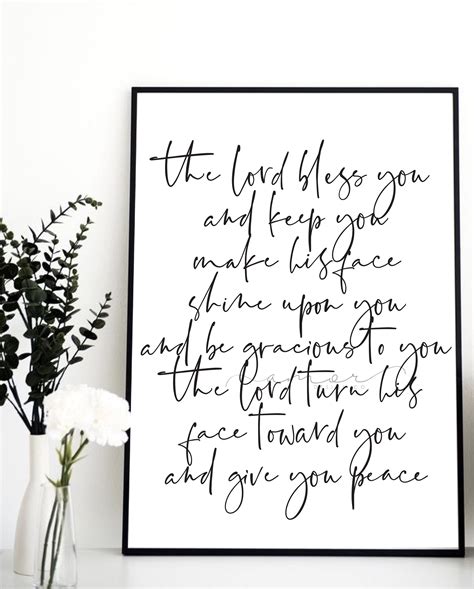 The Blessing Elevation Worship Lyrics Art Print Elevation Etsy In