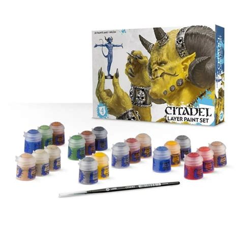 Gw60 25 Citadel Layer Paint Set