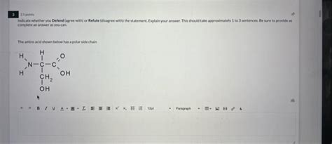 Solved 32 5 Points Indicate Whether You Defend Agree With Chegg