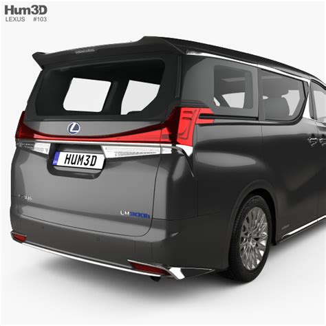 Lexus LM hybrid 2022 3D model - Vehicles on Hum3D