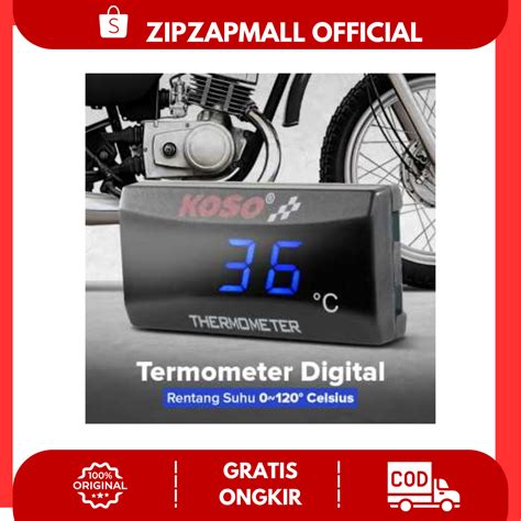 Jual Termometer Digital Pengukur Suhu Air Radiator Mesin Motor