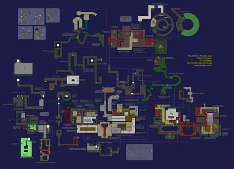 Resident Evil World Map