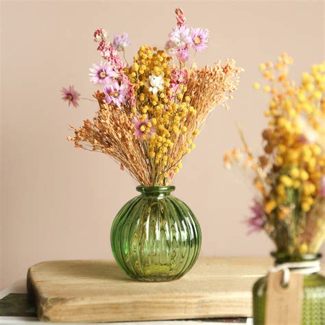 Spring Meadow Dried Flower Posy Lisa Angel