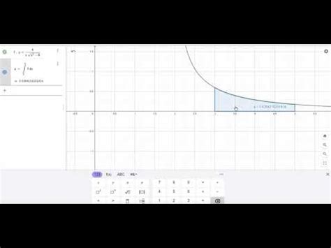 La INTEGRAL el ÁREA BAJO LA CURVA 4dx x 4 x 2 en GEOGEBRA YouTube