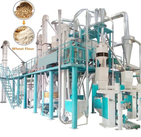 Ton Per Day Flour Mill Automatic Flour Mill Machinery China Ton